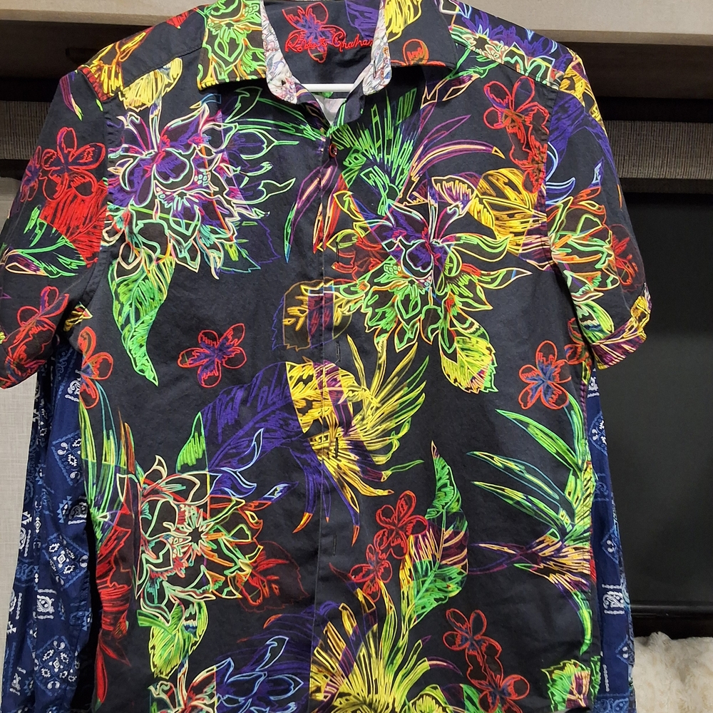 Robert Graham Multicolor Floral Men's Shirt